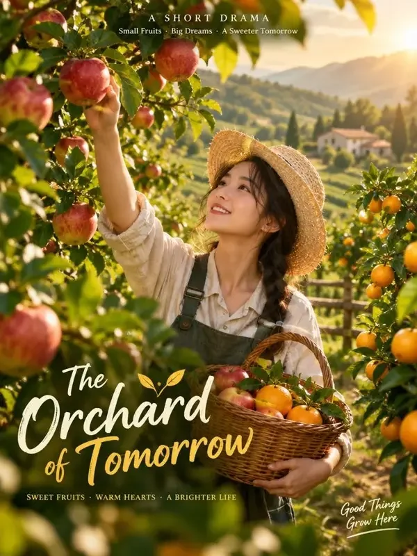 《果园里的约定》- 黄果短剧田园爱情短剧封面 黄果短剧_乡村爱情·炊烟市集_轻喜爱情短剧封面