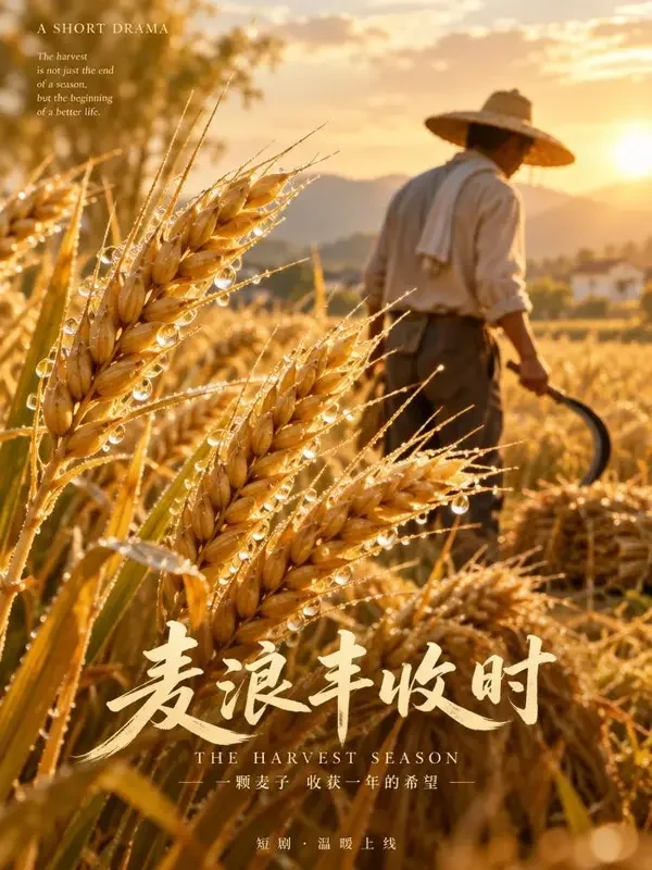《麦穗金黄时》- 黄果短剧年代记忆短剧封面 黄果短剧_私密视角_都市悬疑短剧封面